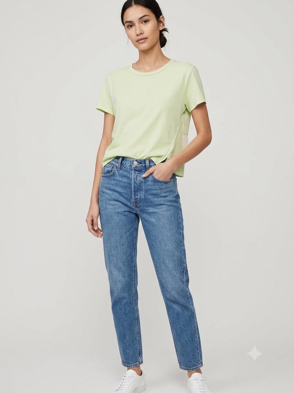 New AMO Distressed Top
